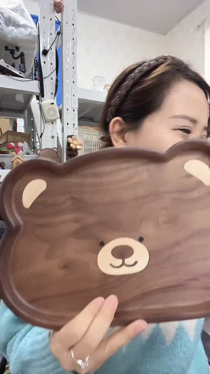 木678 熊盘子 瑕疵