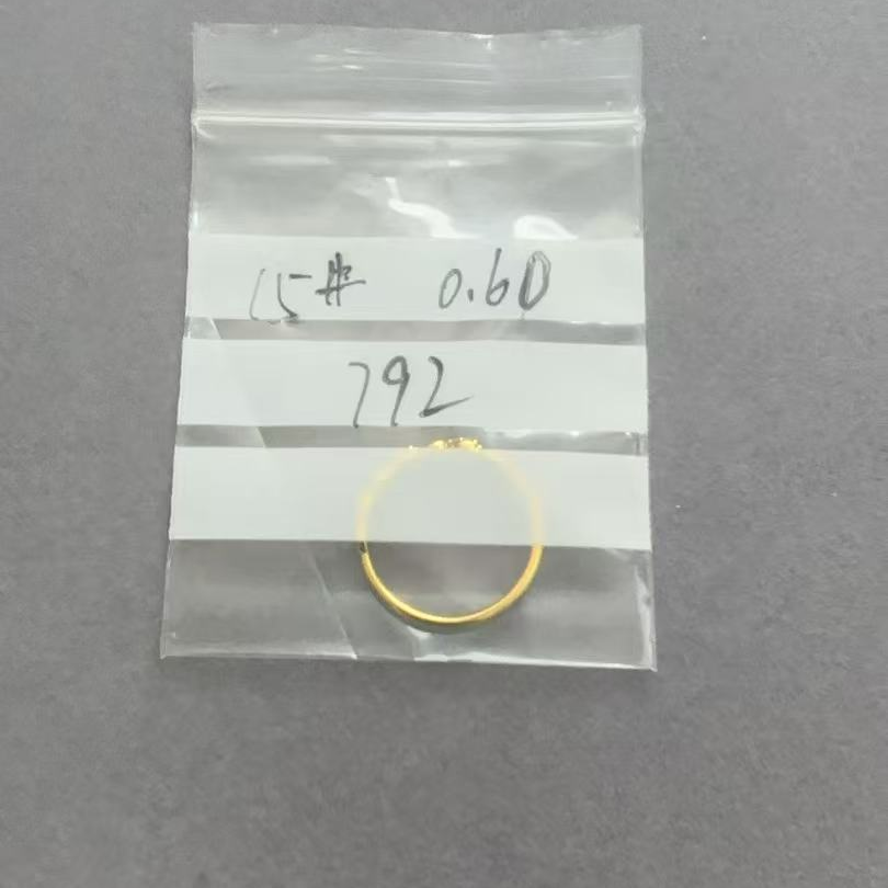 克重0.6  15号  麦穗戒指  足金999