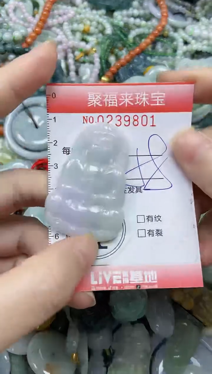未镶嵌挂件翡翠闪购0239801