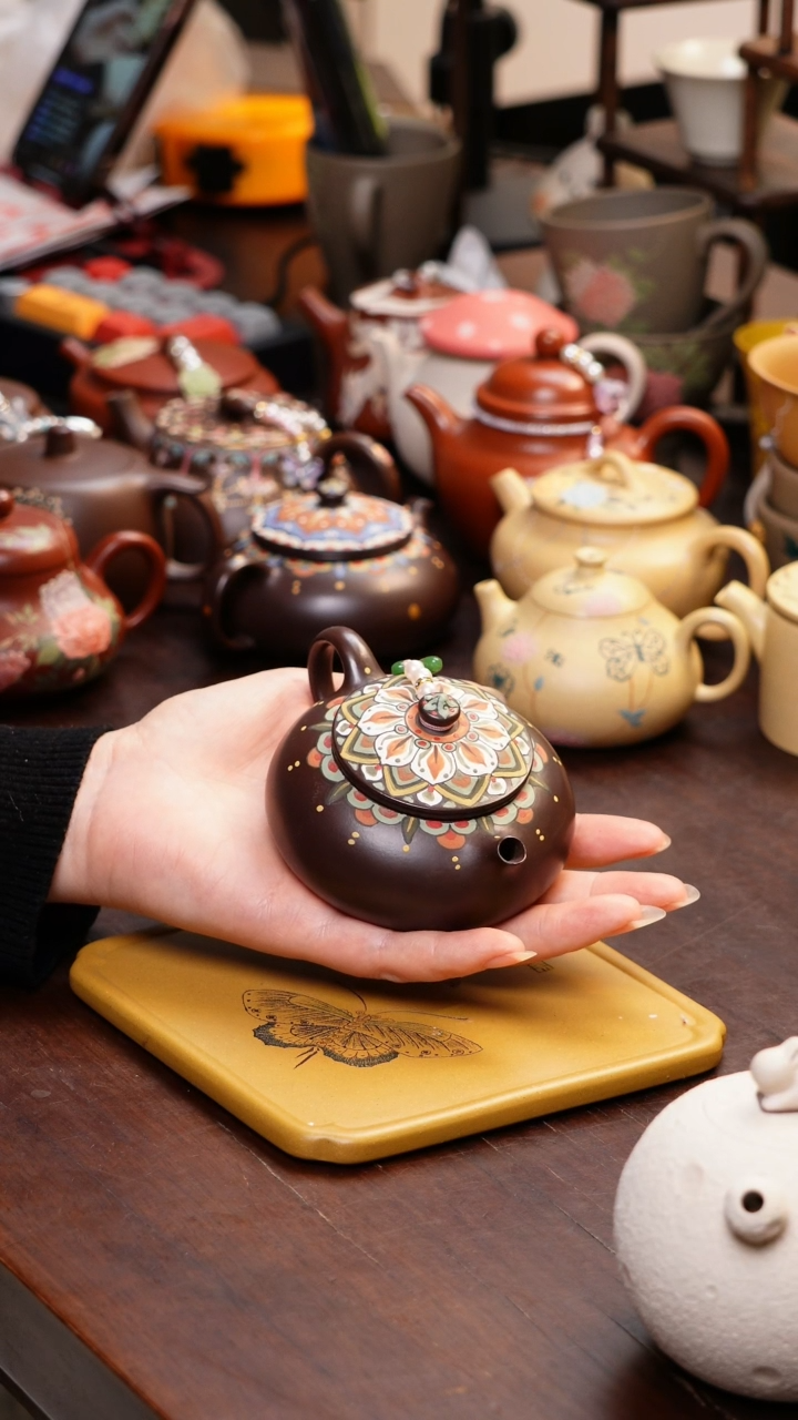 【闪购商品】原矿紫砂壶手工朱泥杯