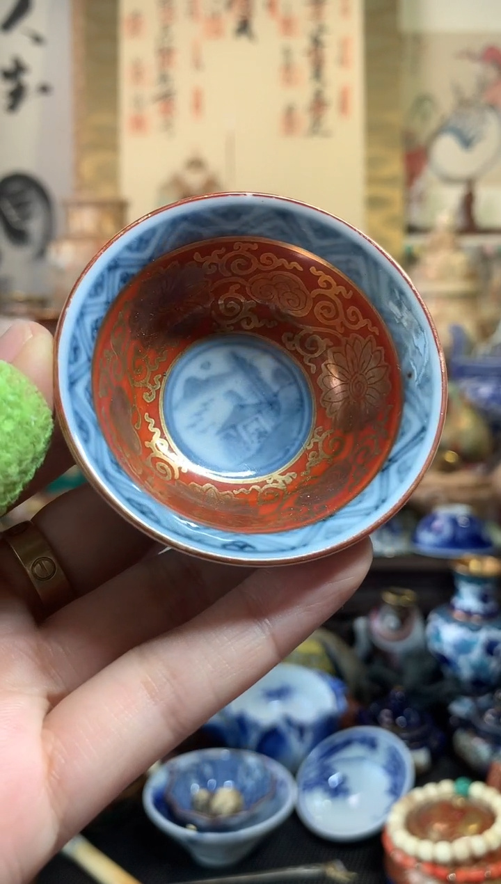 陶瓷杯茶道器八十号