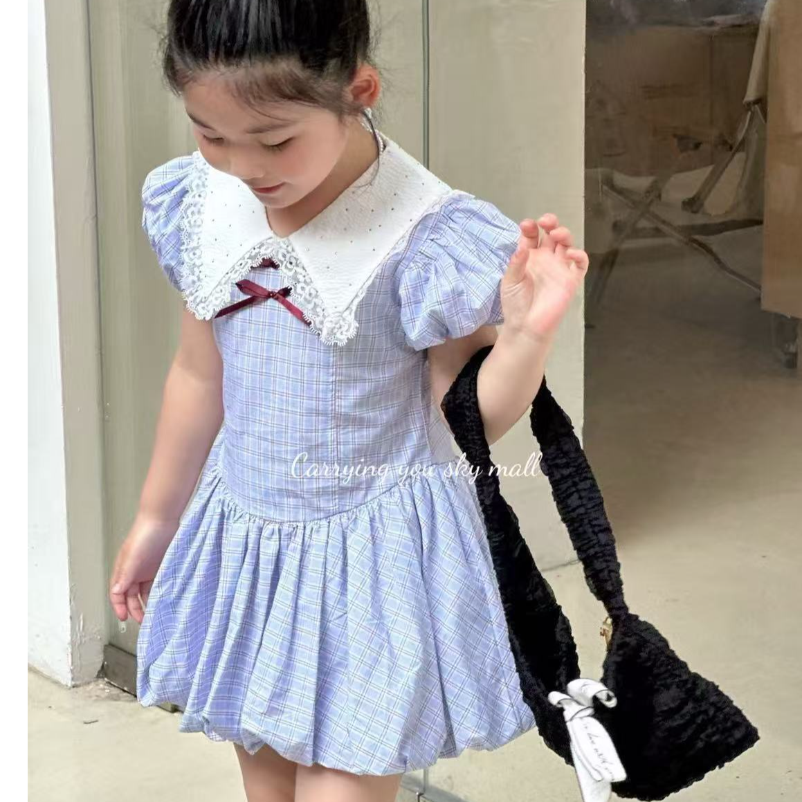 Alice *219* 仙女福利 天空之城学院风泡泡连衣裙