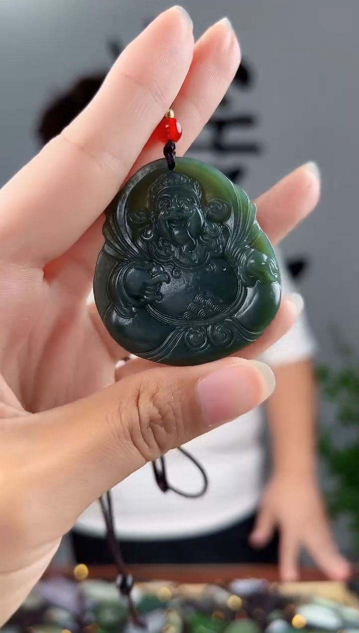 和田玉未镶嵌颈饰拍一发一，多样性发货