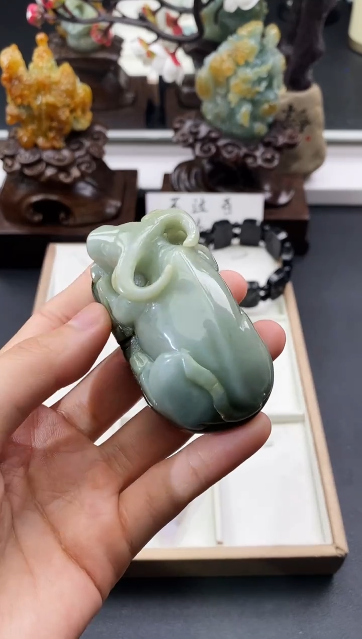 颈饰未镶嵌翡翠天然缅甸A货翡翠