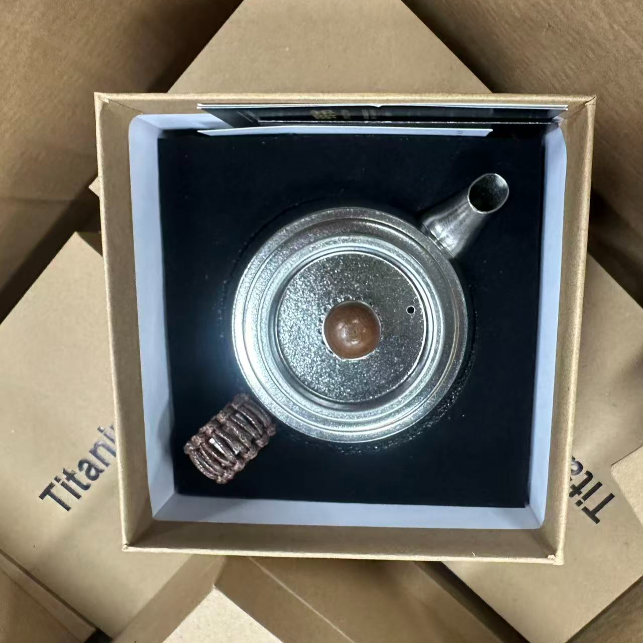 纯钛西施壶350ml冲泡壶茶具套装泡茶壶旅行家用分茶器茶碗