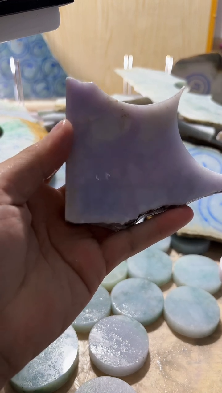 【闪购商品】翡翠颈饰未镶嵌A货闯文2602