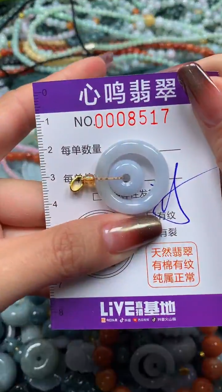 颈饰未镶嵌翡翠闪购008517