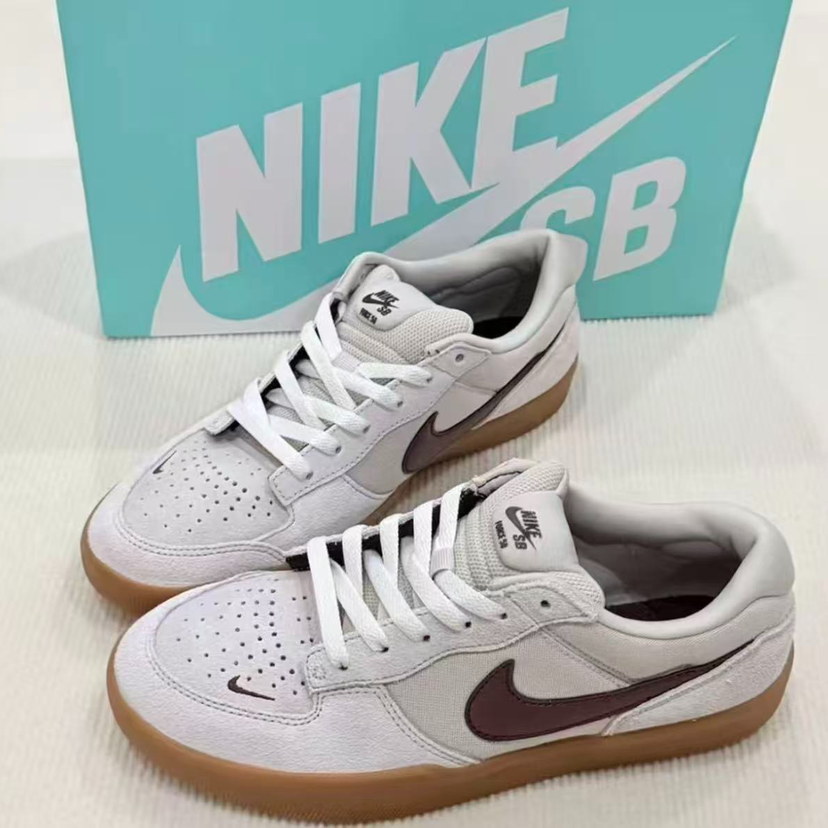 Nike耐克男款SB FORCE 58摩卡棕流光风运动休闲鞋DV5477-203