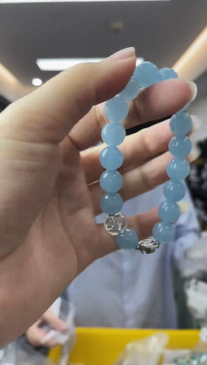 【闪购商品】海蓝宝石手链未镶嵌多样性一件发货