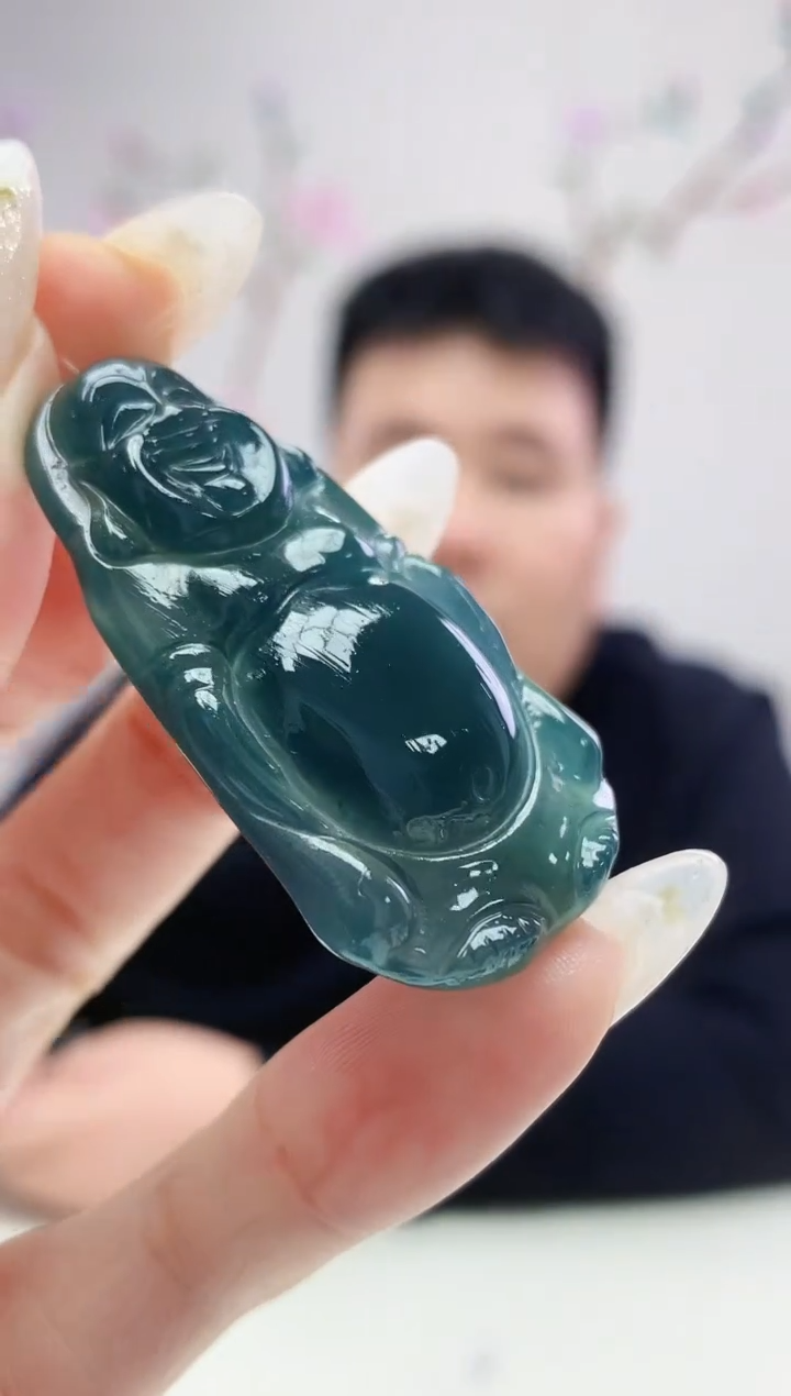 定制翡翠未镶嵌888ee-毛货佛57