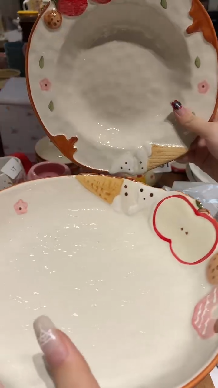 瓷564 海派甜心 2个深＋草帽  瑕疵