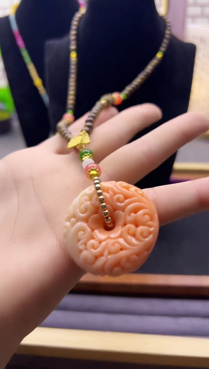 【闪购商品】玛瑙/玉髓颈饰14K金镶嵌X312       