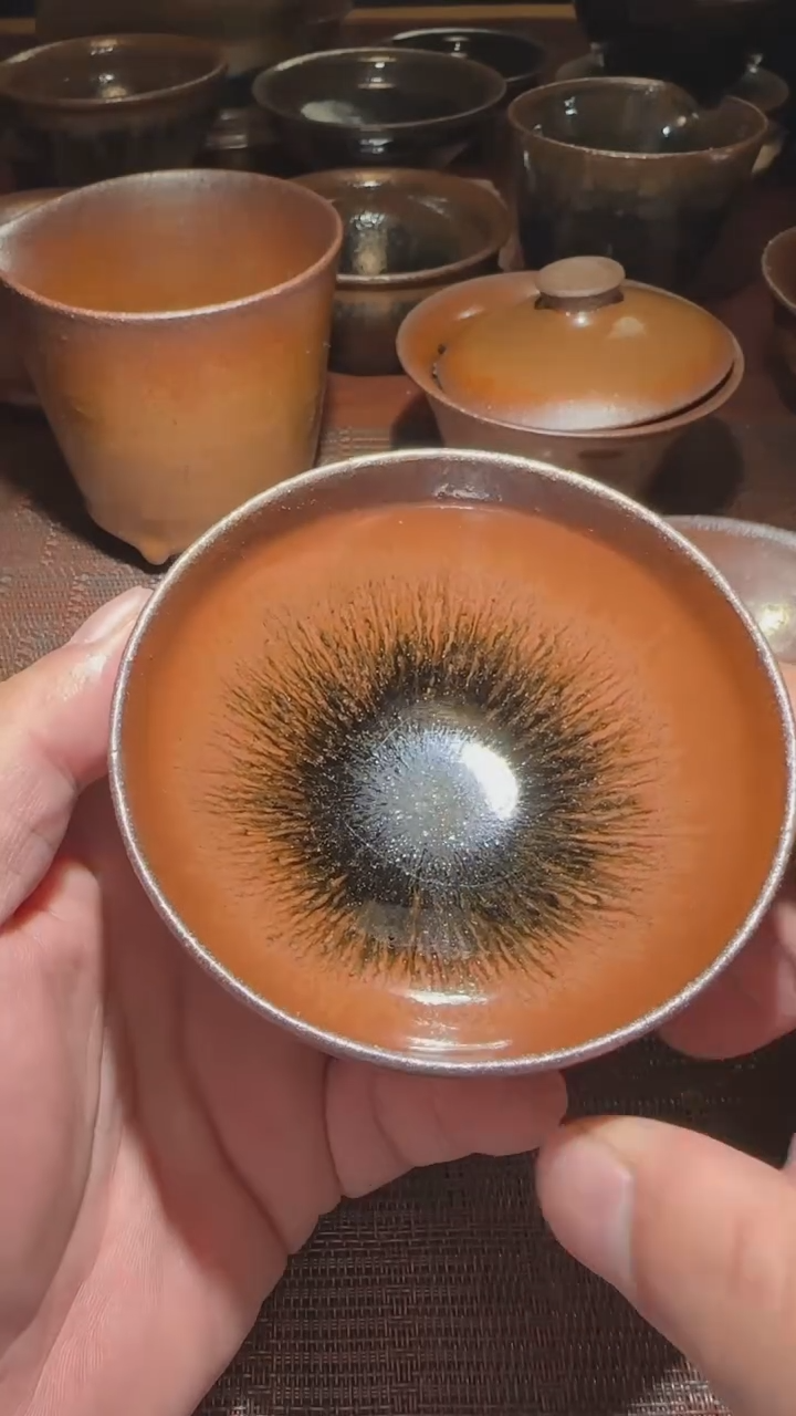 【闪购商品】茶盏通天龙窑柴烧建盏