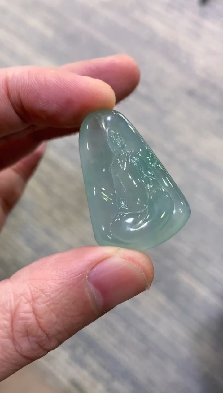 颈饰未镶嵌翡翠天然A货翡翠
