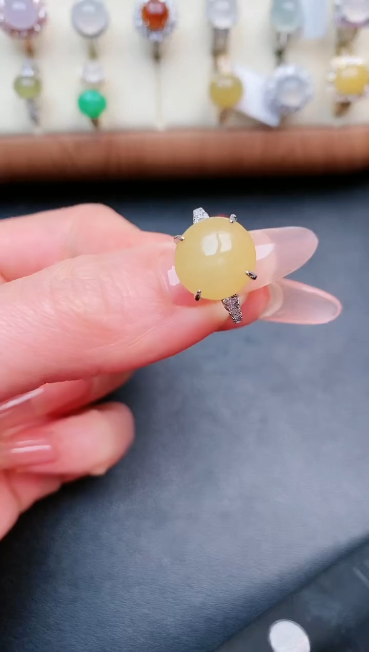 【闪购商品】翡翠戒指银S925镶嵌....