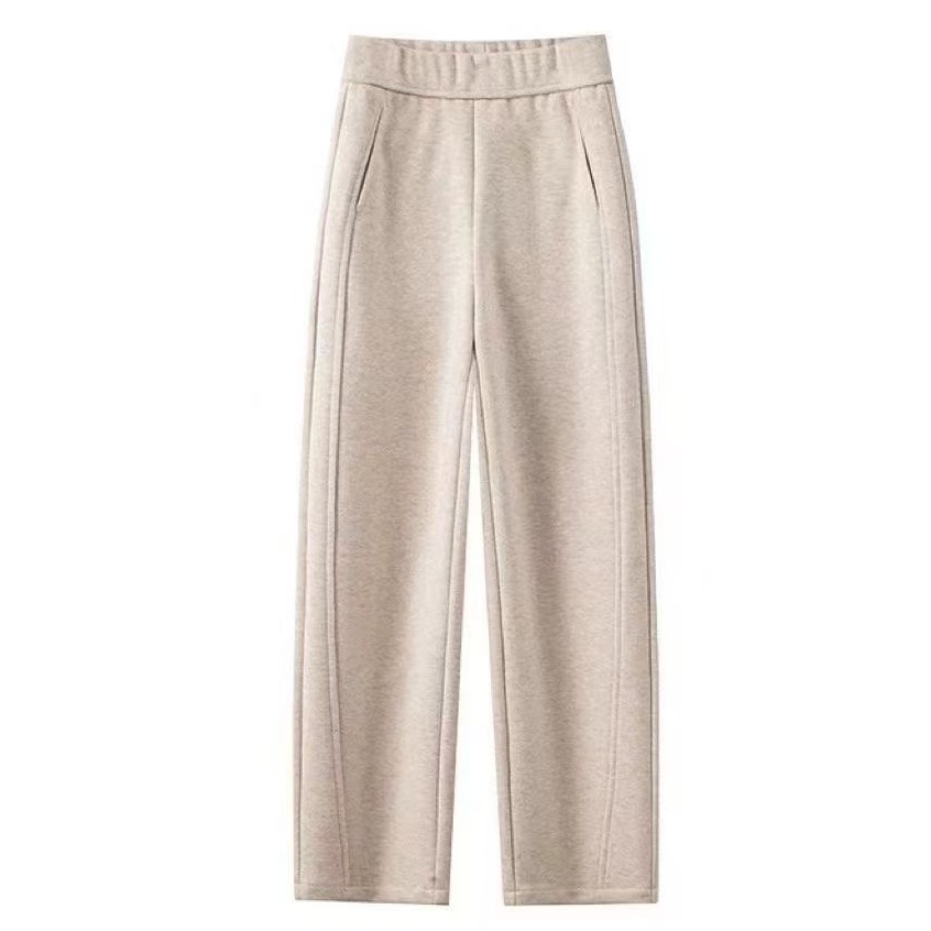 【现货专供】【羊毛+蚕丝加绒】垂坠抗皱防勾丝秋冬休闲裤