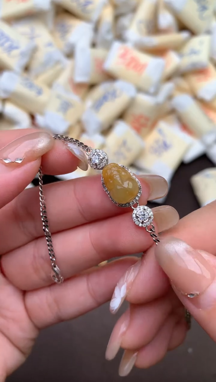 【闪购商品】翡翠手绳银S925镶嵌—