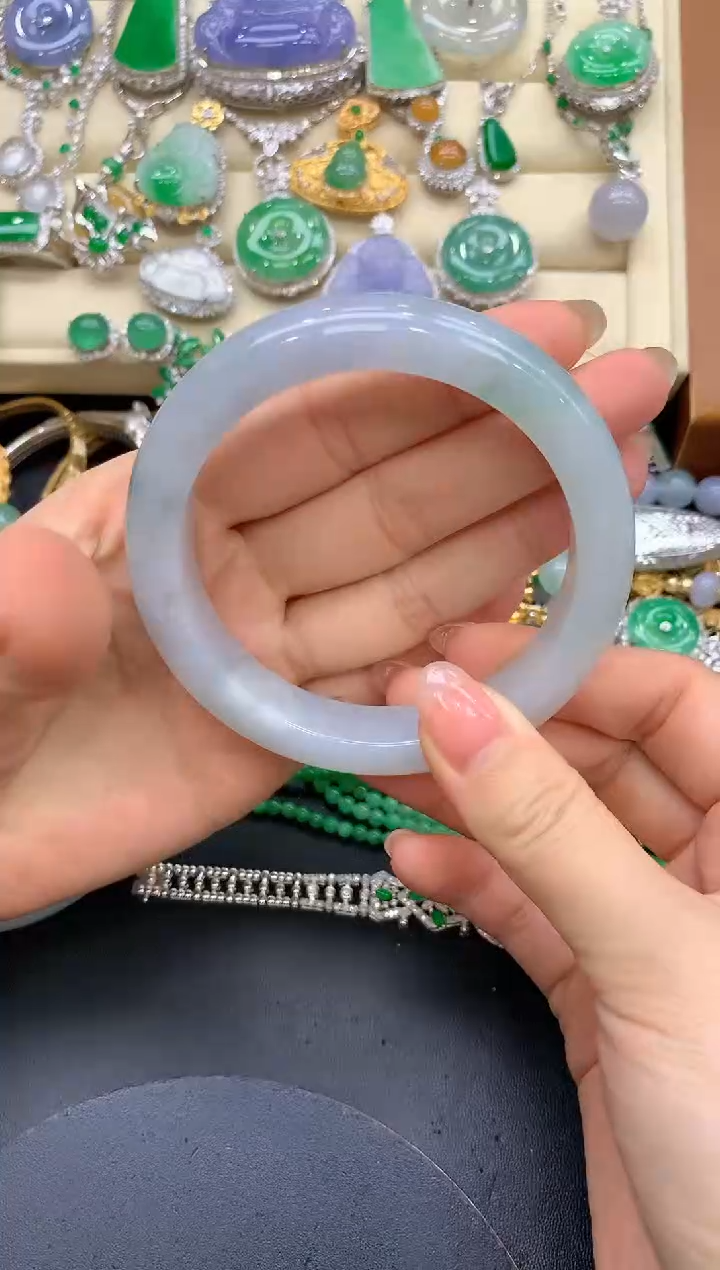 【闪购商品】翡翠手镯未镶嵌155-中国好珍宝