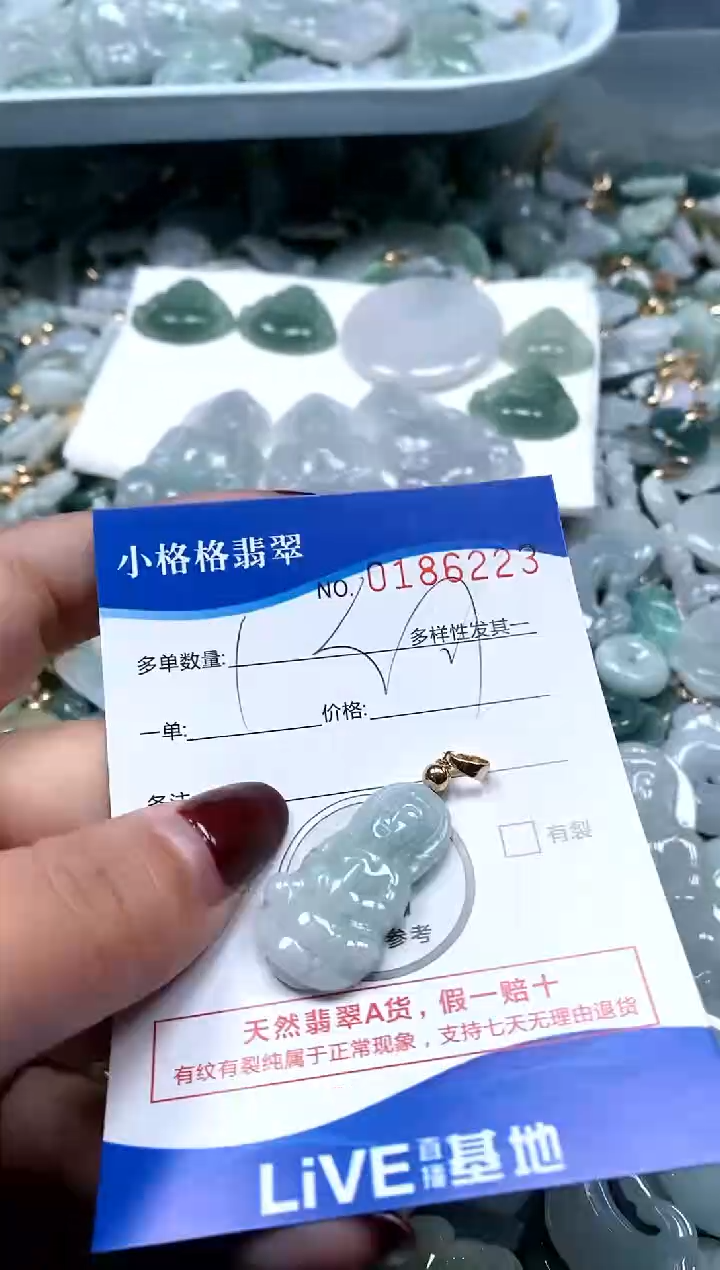 【闪购商品】翡翠颈饰未镶嵌闪购商品0186223