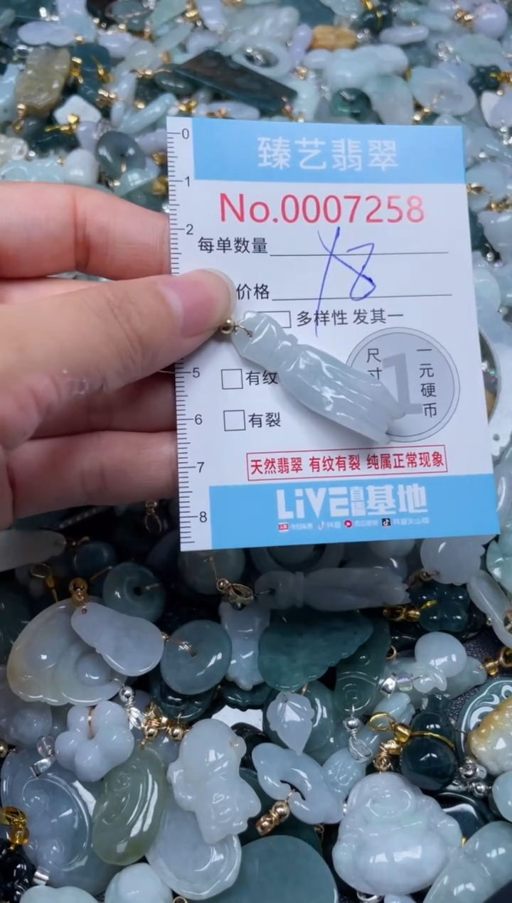 颈饰未镶嵌翡翠7258