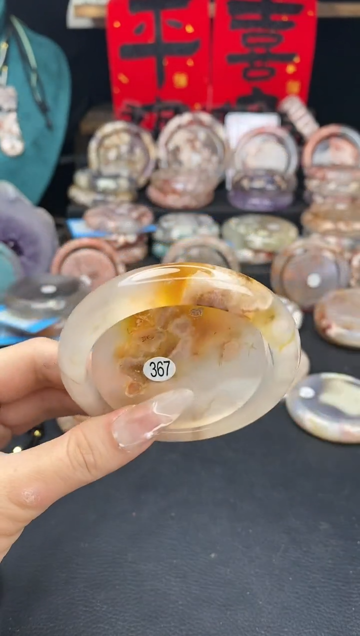 【闪购商品】石英质玉手镯（圆镯）未镶嵌58