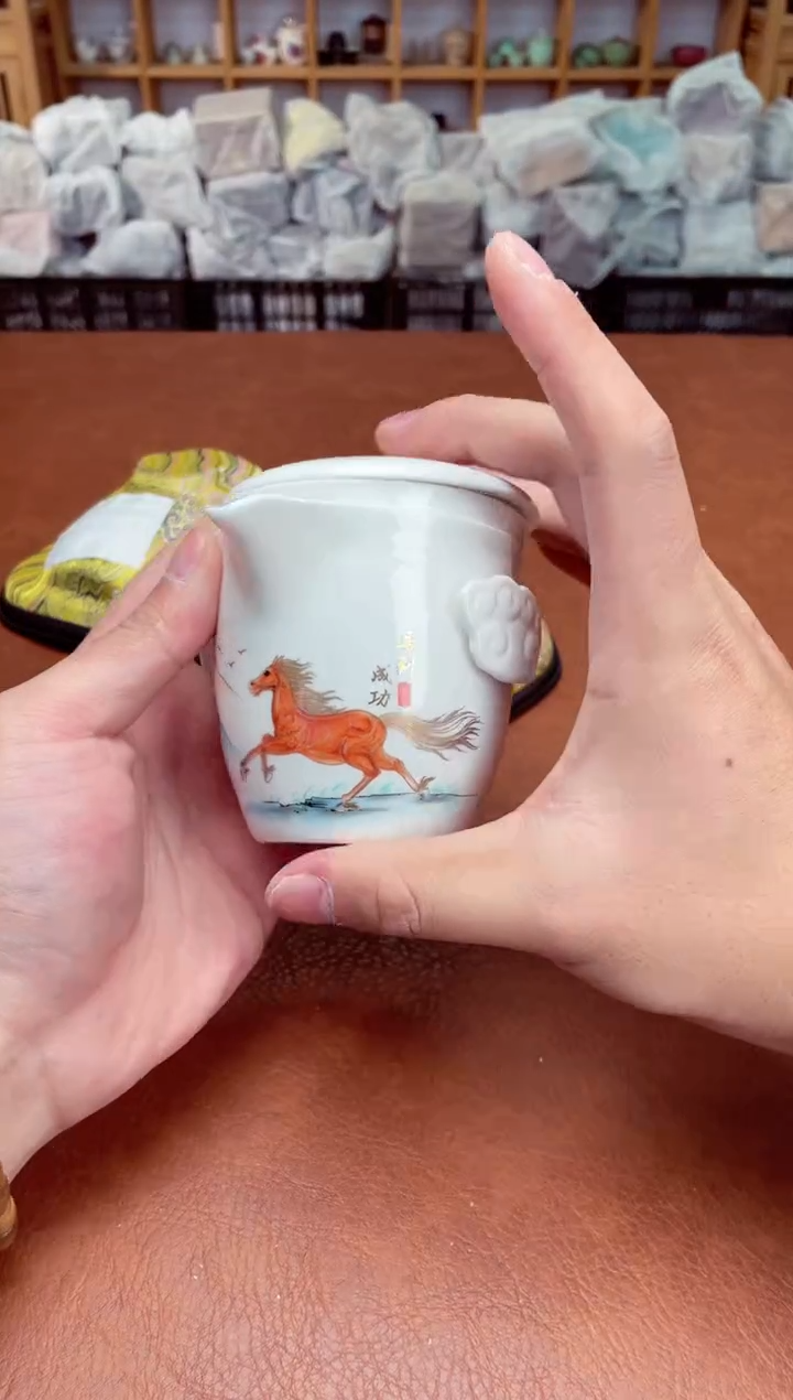 【闪购商品】摆件高端瓷器易仟杯茶器