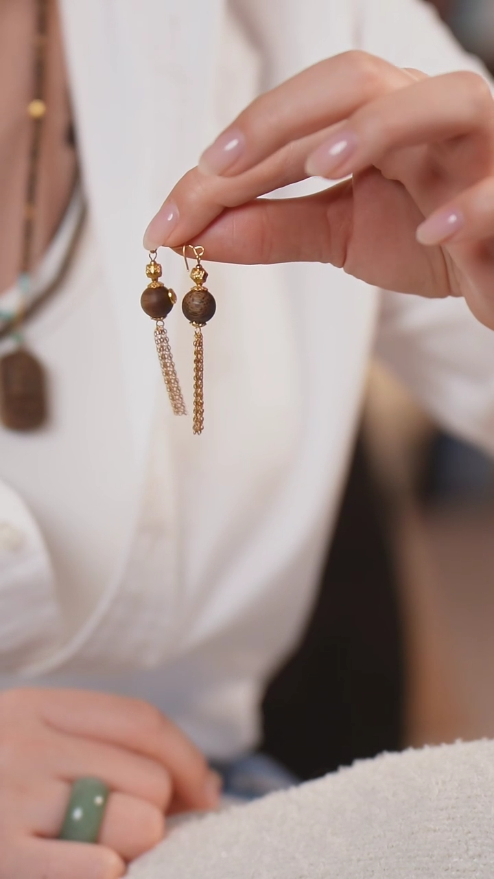 【闪购商品】沉香吊坠沉香耳饰沉香沉香沉香 