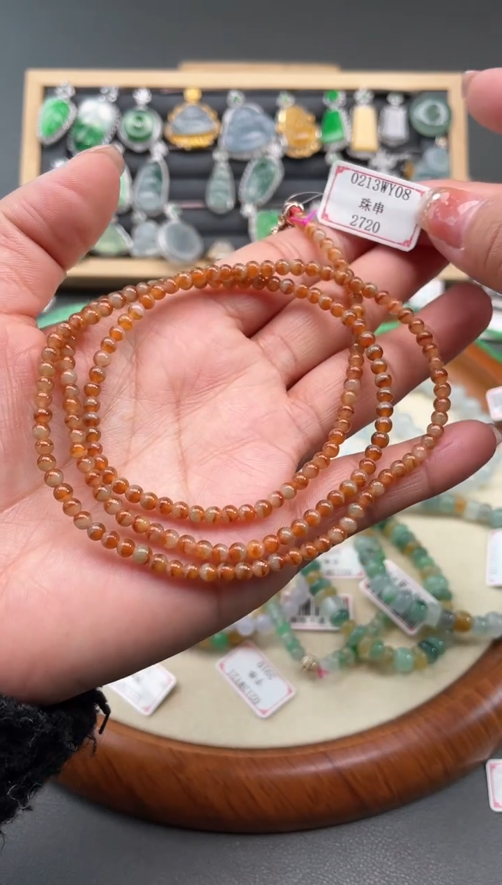 【闪购商品】翡翠颈饰未镶嵌0213WY08