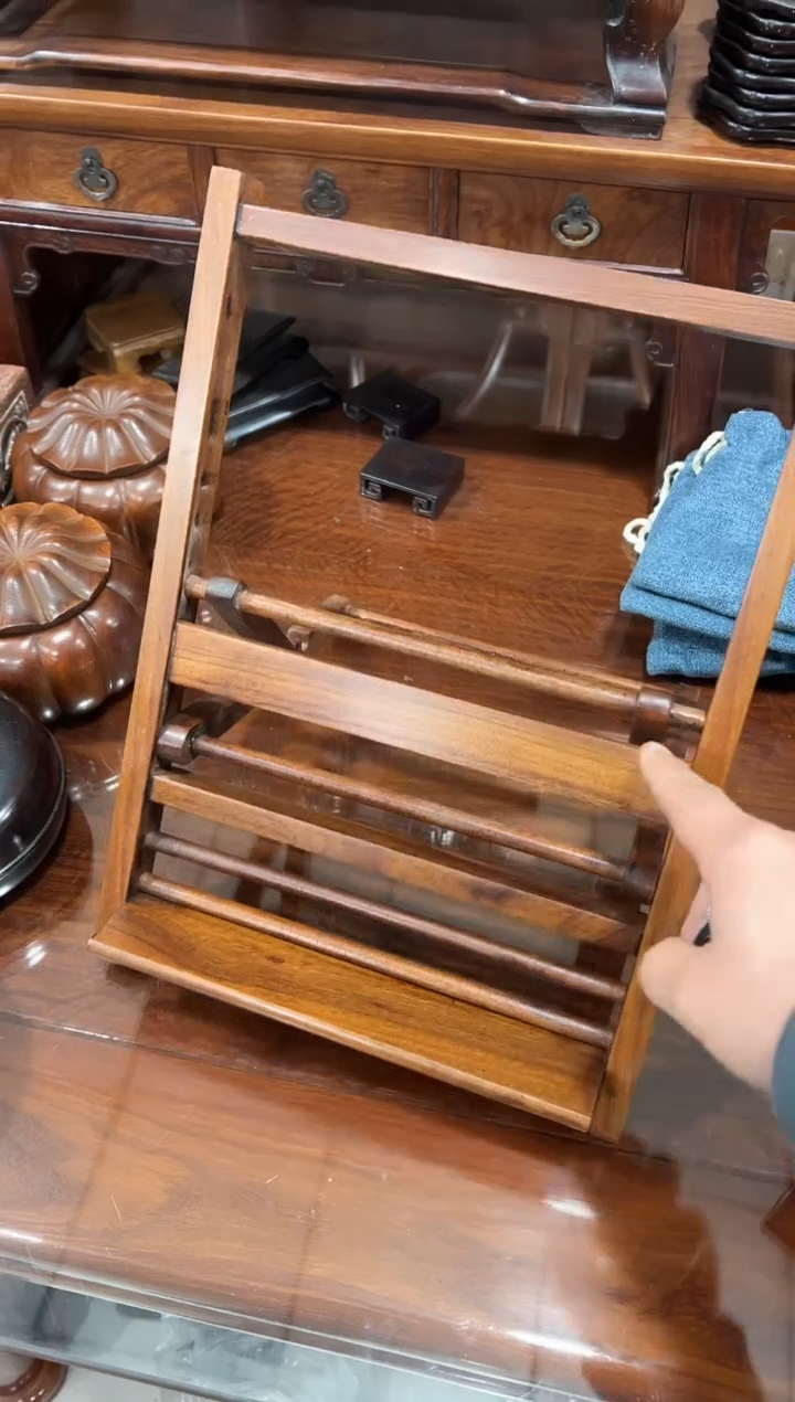 花梨木五档调节临帖架