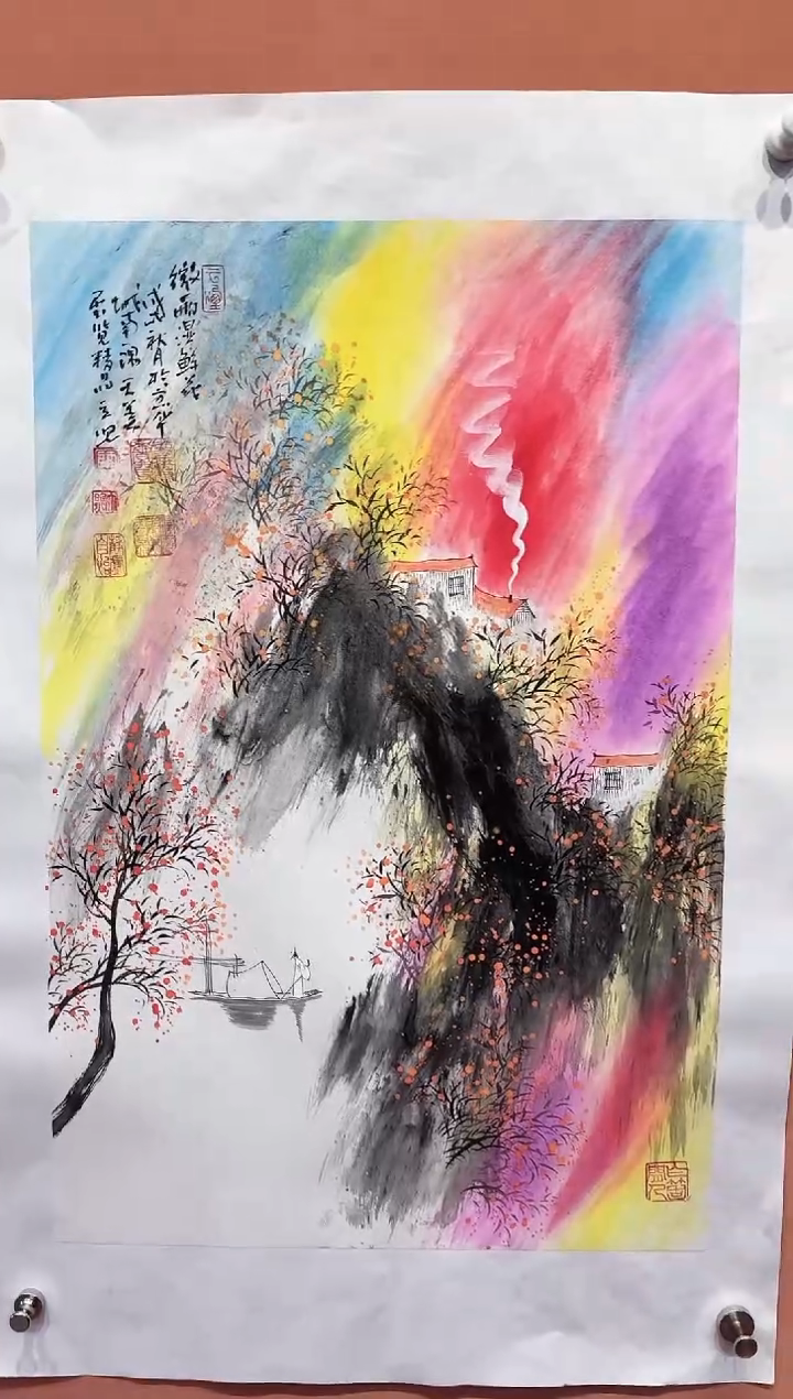 国画师立照老师国画作品