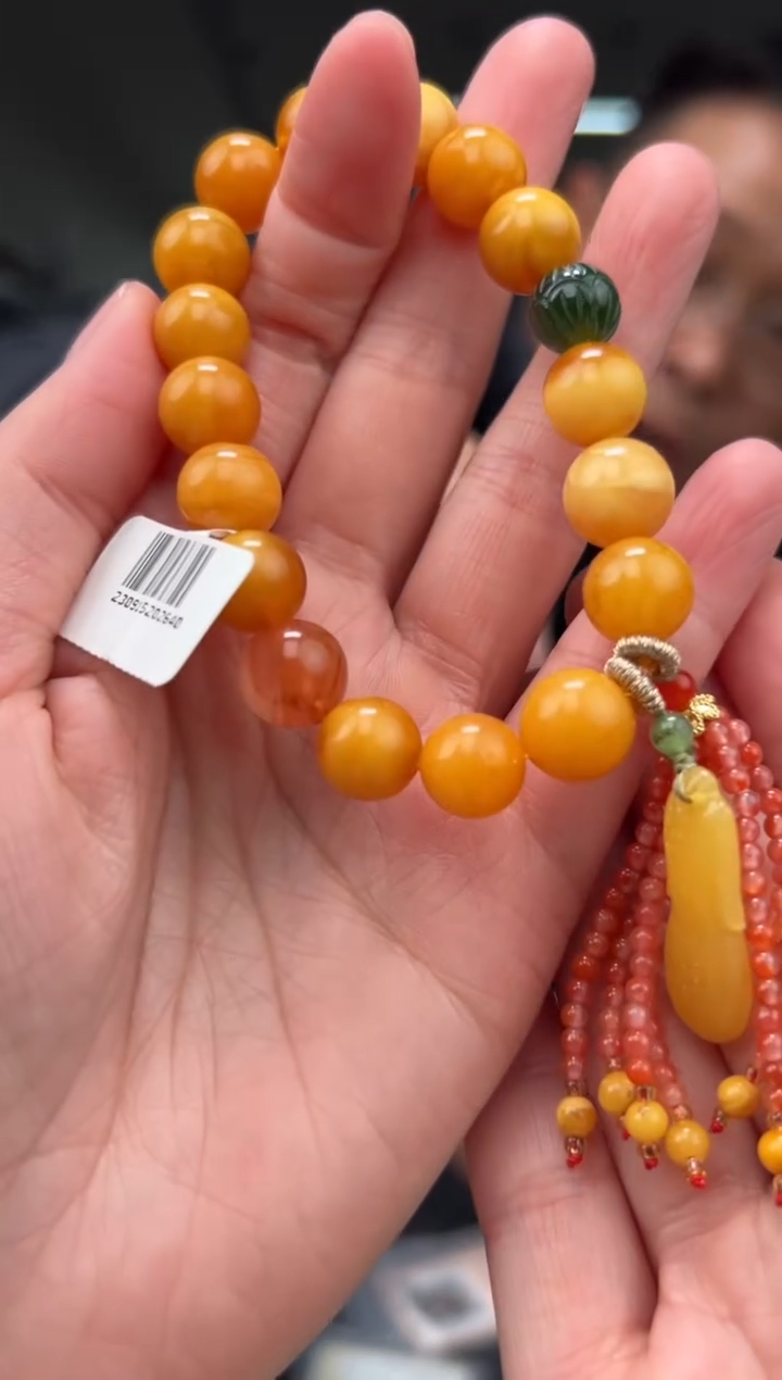 手链琥珀未镶嵌手串