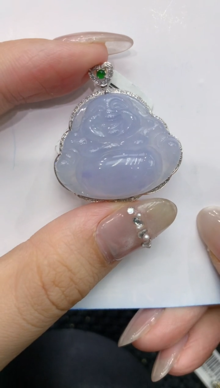 【闪购商品】翡翠颈饰18K金镶嵌222222222