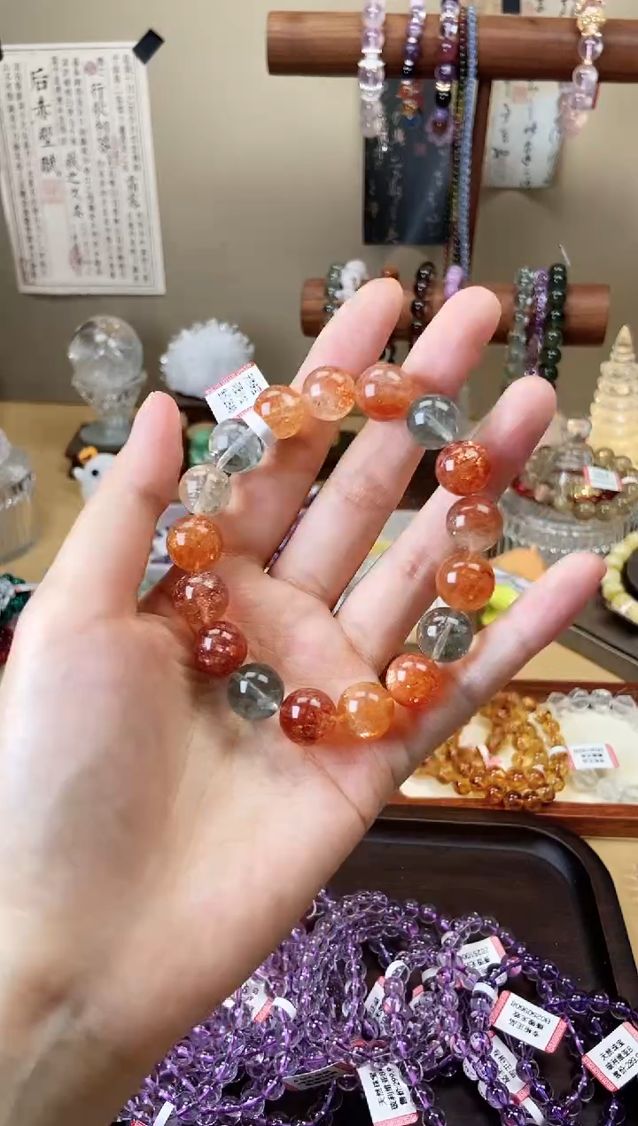 手链未镶嵌日光石12mm阿鲁沙