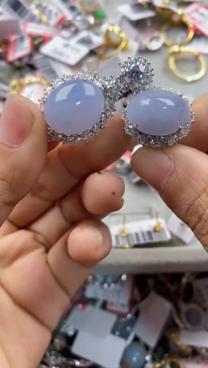 银S925镶嵌戒指翡翠333            2