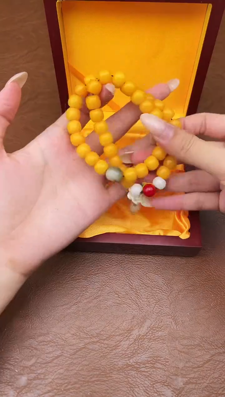万家文玩阁黄玉菩提链接@@L050