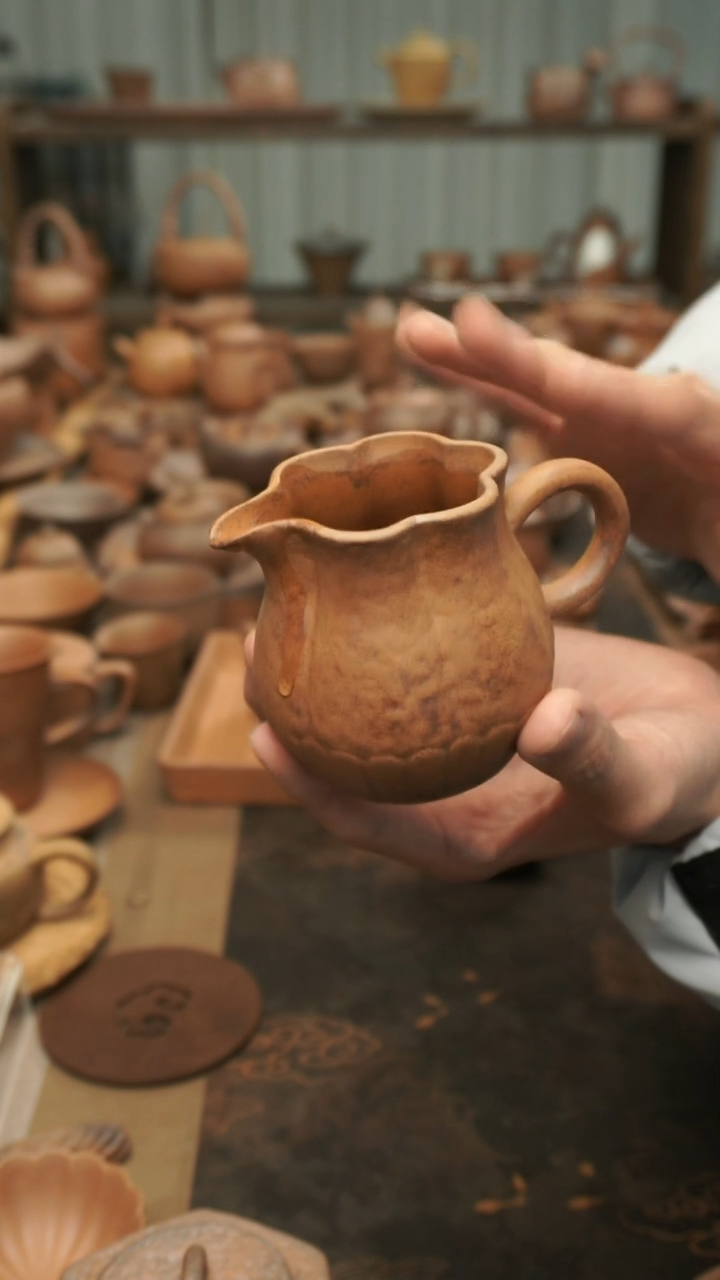 原矿老岩泥精工  万花锦囊公道杯