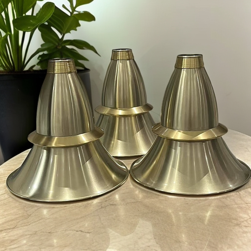 白铜唢呐啘口祁剧民间唢呐喇叭唢呐铜口不定调唢呐配件铜碗