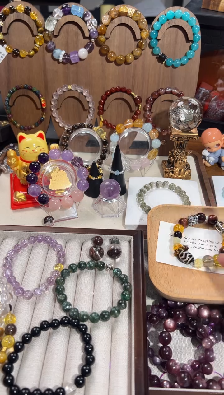 【闪购商品】水晶手链银S925镶嵌前途无量