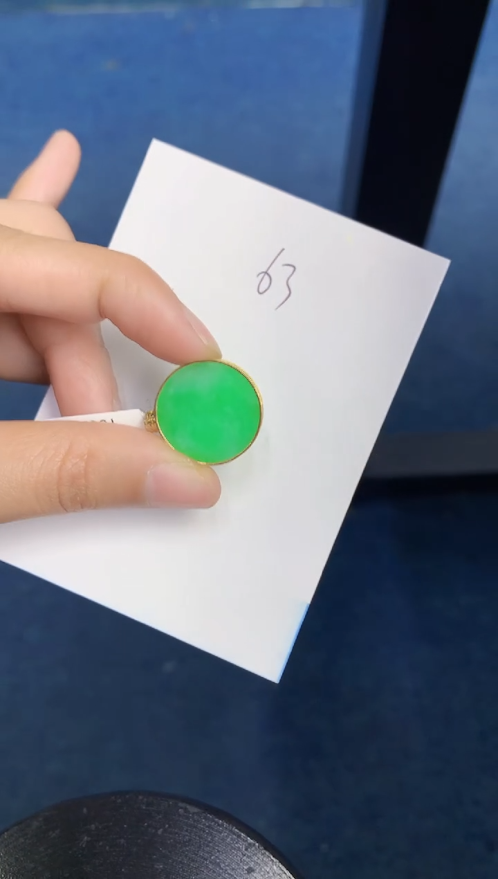 【闪购商品】翡翠颈饰18K金镶嵌000000000