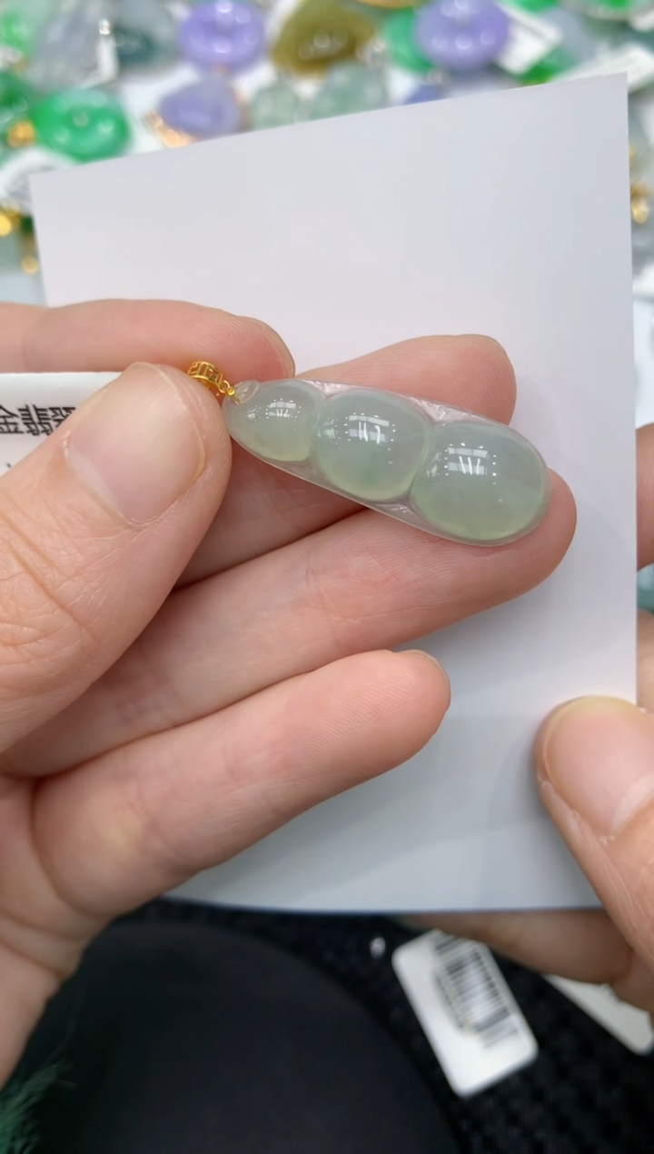 【闪购商品】翡翠颈饰18K金镶嵌11111111