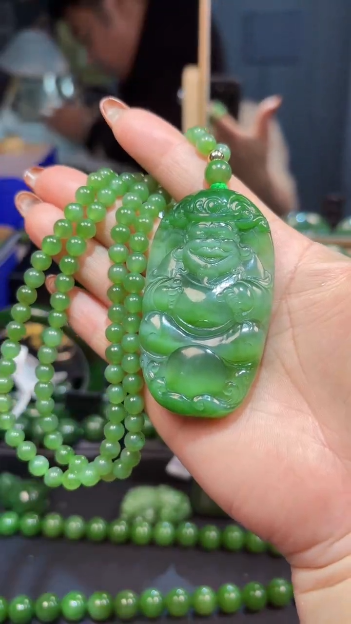 【闪购商品】和田玉（碧玉）颈饰未镶嵌1