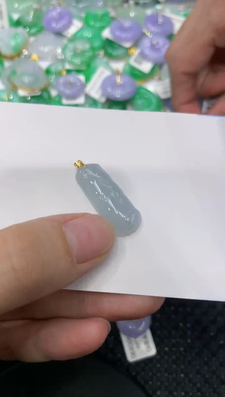 【闪购商品】翡翠颈饰18K金镶嵌111111111111   