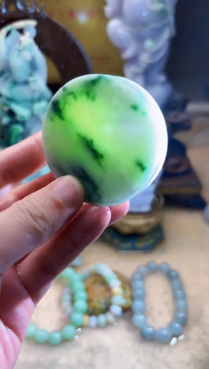 未镶嵌挂件翡翠A货张麦8906