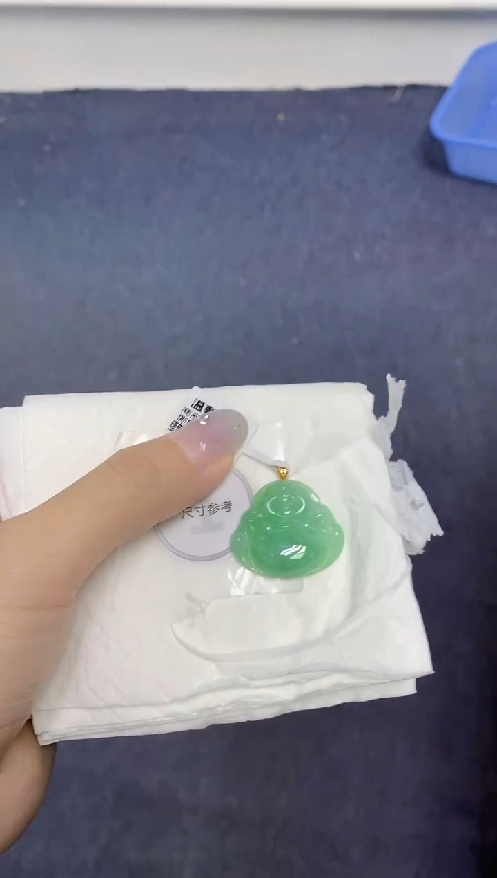 颈饰未镶嵌翡翠天然缅甸翡翠A货百元以上9元证书费自理