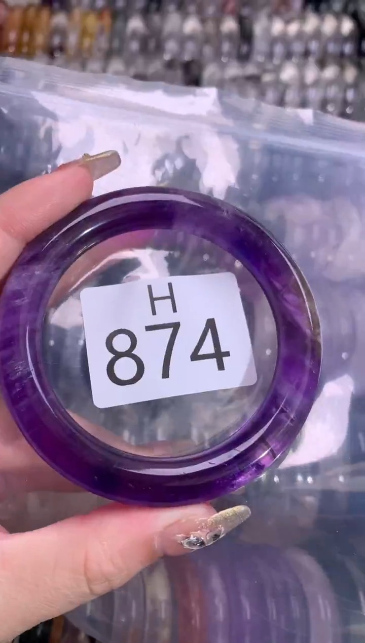 【闪购商品】水晶水晶手镯未镶嵌874-55