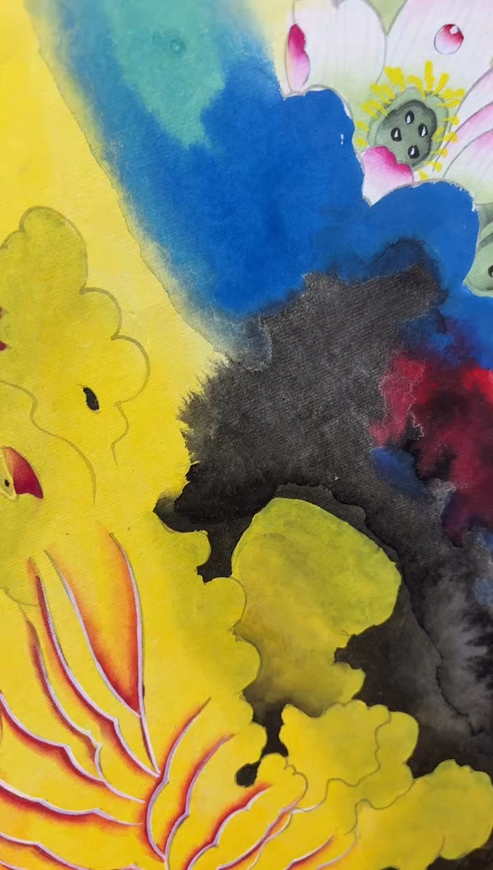 【闪购商品】国画国画孙桂国老师字画带亲笔合影证书6-8