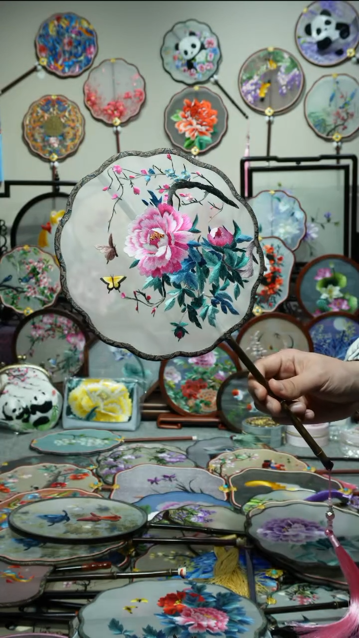 刺绣纯手工苏绣艺术品