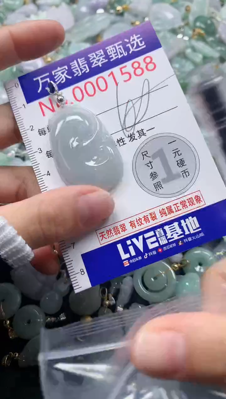 吊坠(不含链)未镶嵌翡翠1588