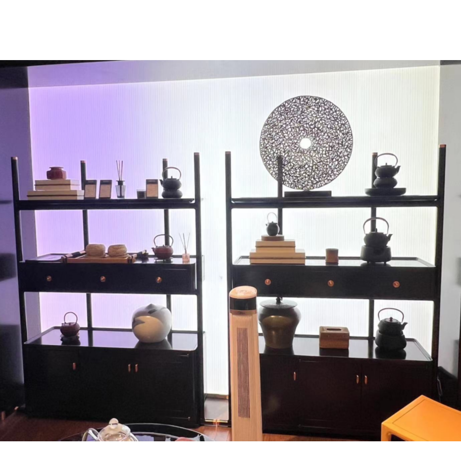 非镜展示架---非洲进口木材制作久典非镜品牌