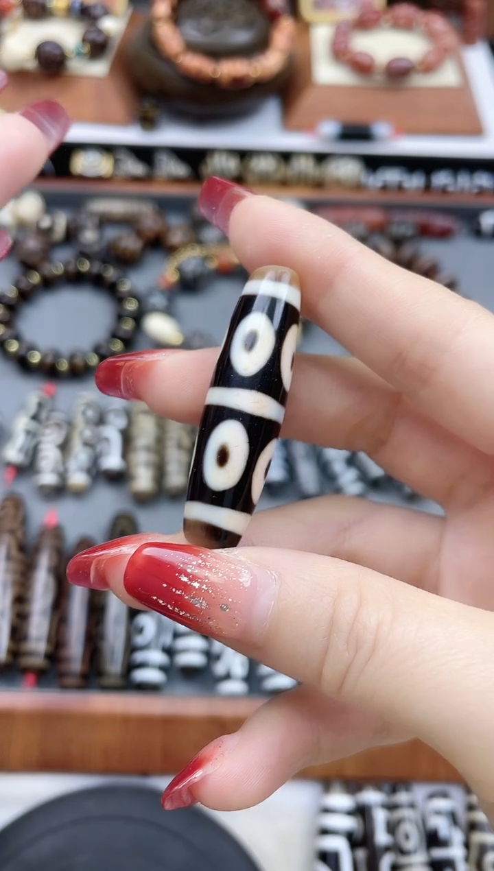 【闪购商品】玛瑙/玉髓珠珠未镶嵌手工八眼